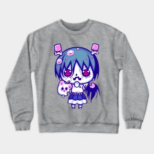 A CUTE KAWAI Zombie girl Crewneck Sweatshirt